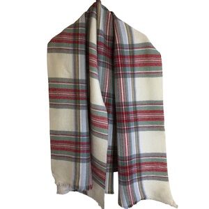 Plaid Striped Scarf